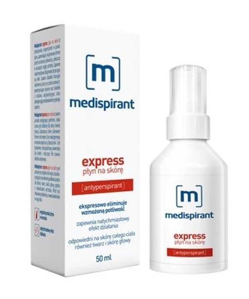 Medispirant Express Płyn na skórę, 50 ml - Długi termin Obrázek produktu 
