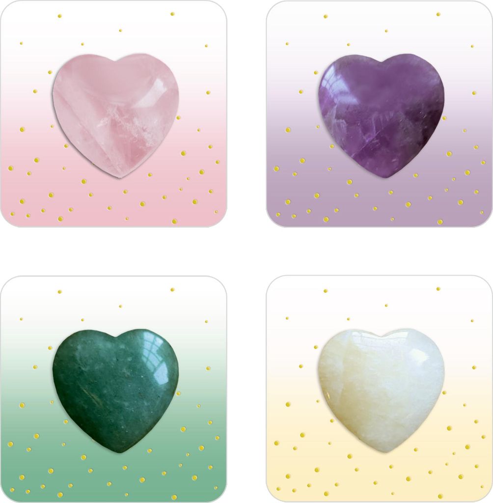 Coppenrath Verlag GmbH & Co.KG Halbedelstein-Herzen - Von Herzen, sort. 24