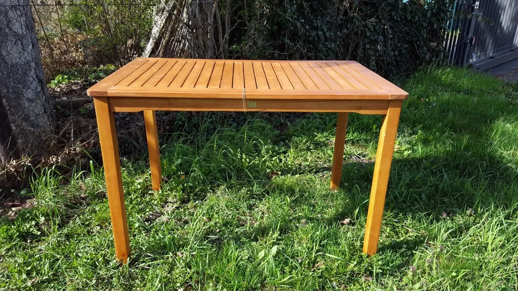 Table de Jardin Stable et Durable Pittsburgh Marron contre Intempéries