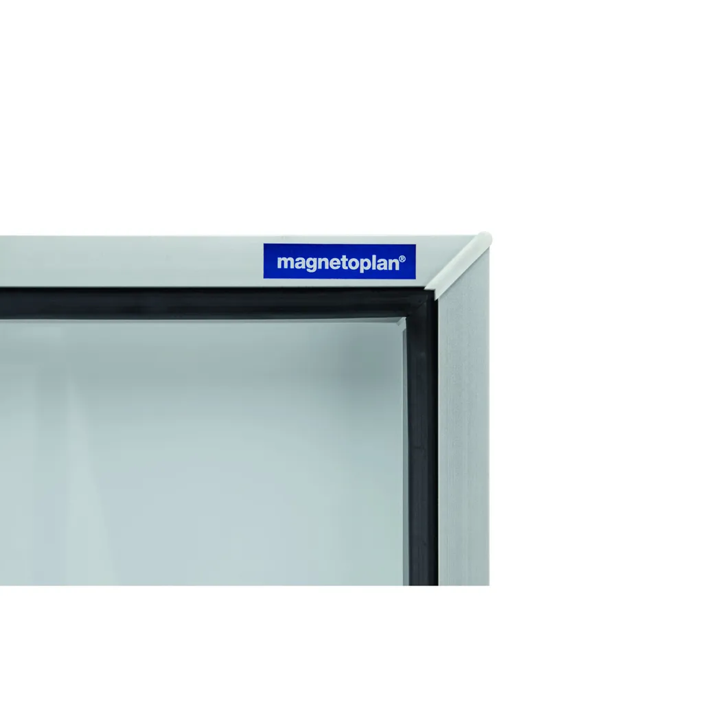 Vitrine d'affichage magnétique étanche avec cadre aluminium 4 x A4 - 14