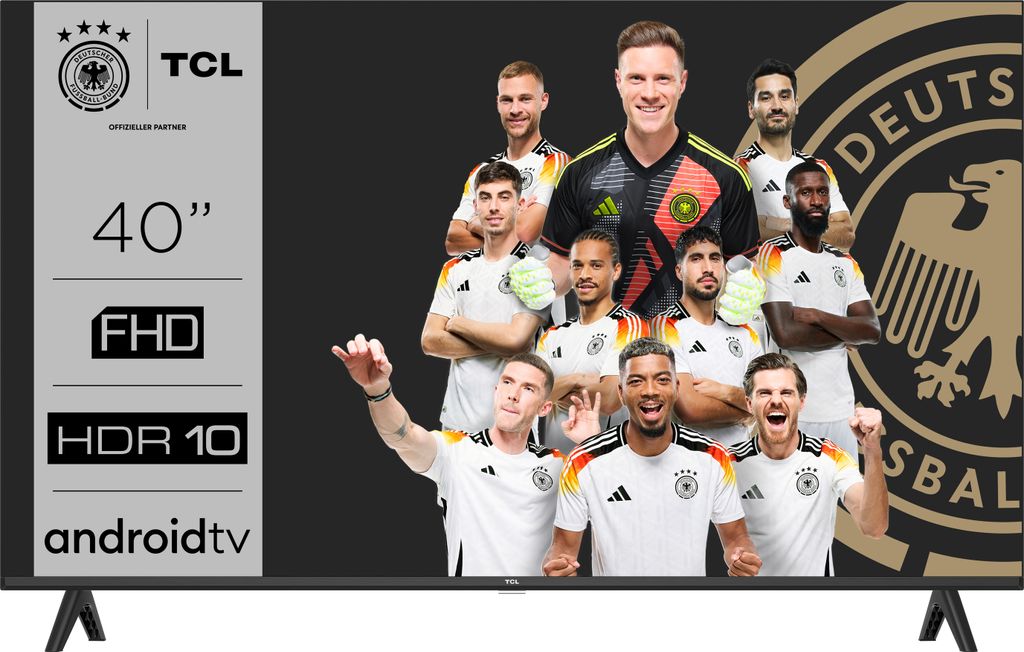 TCL 40FHD7900 LED TV 40 Zoll, Full HD, Smart TV, Bluetooth Produktbild 3