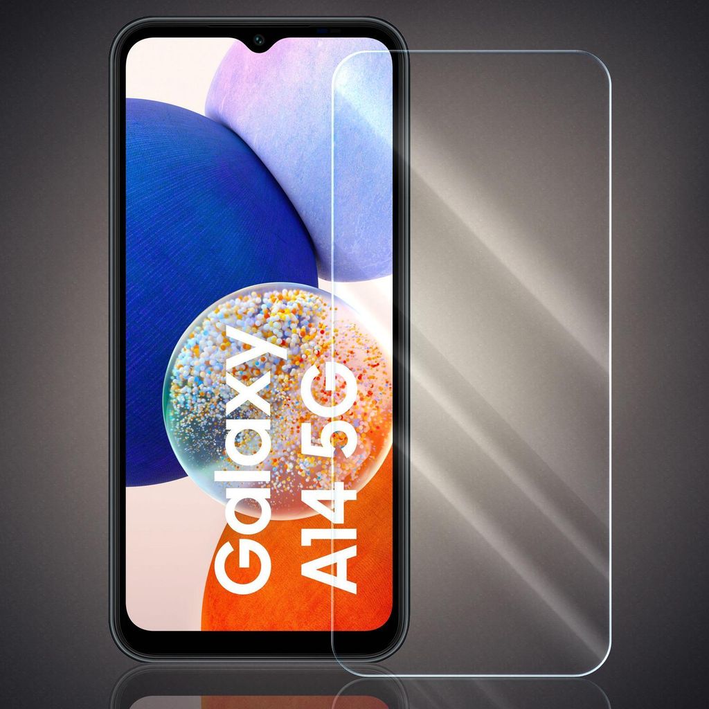 Panzer Folie für Samsung Galaxy A14 / A14 5G Echt Glas Produktbild 
