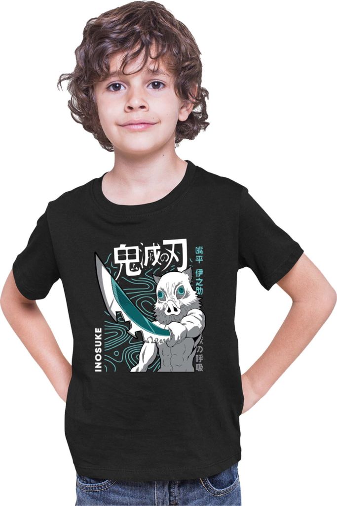 Maglietta per bambini Demon Anime Slayer Kimetsu No Yaiba Immagine del prodotto 