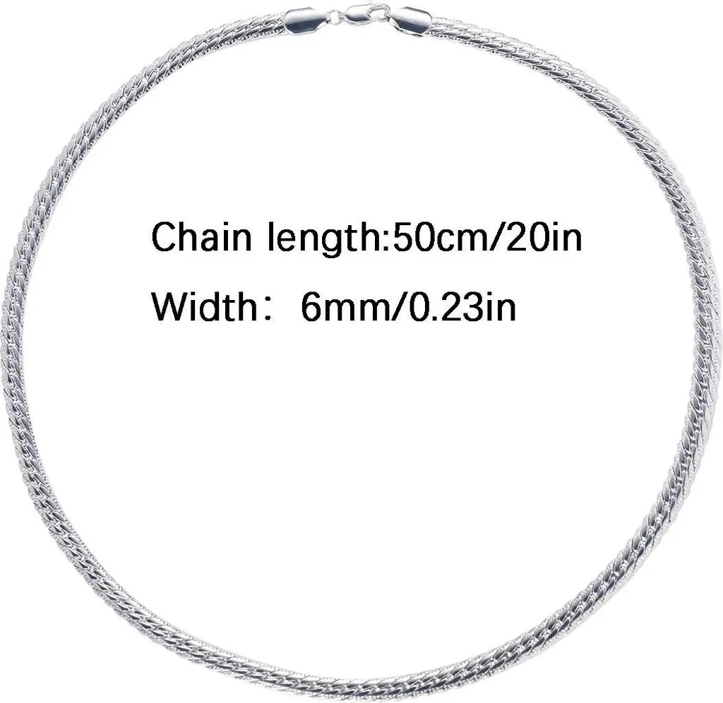 Chaîne collier maille classique argent 925 de 50 cm bijou intemporel - 2