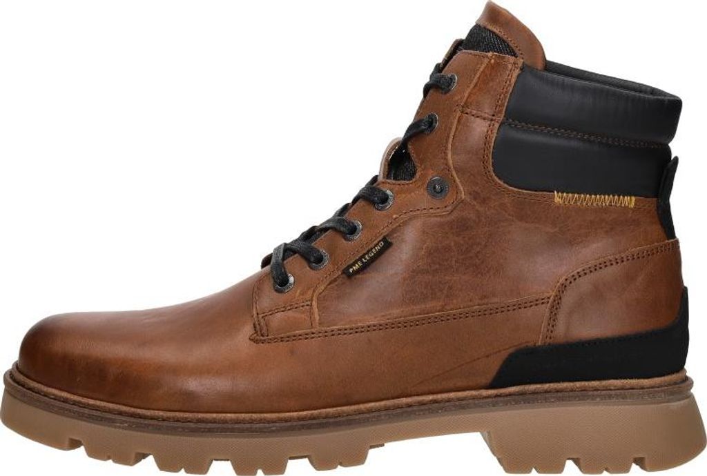 PME Legend, scarpe stringate alte, color cognac, taglia 43 Immagine del prodotto 