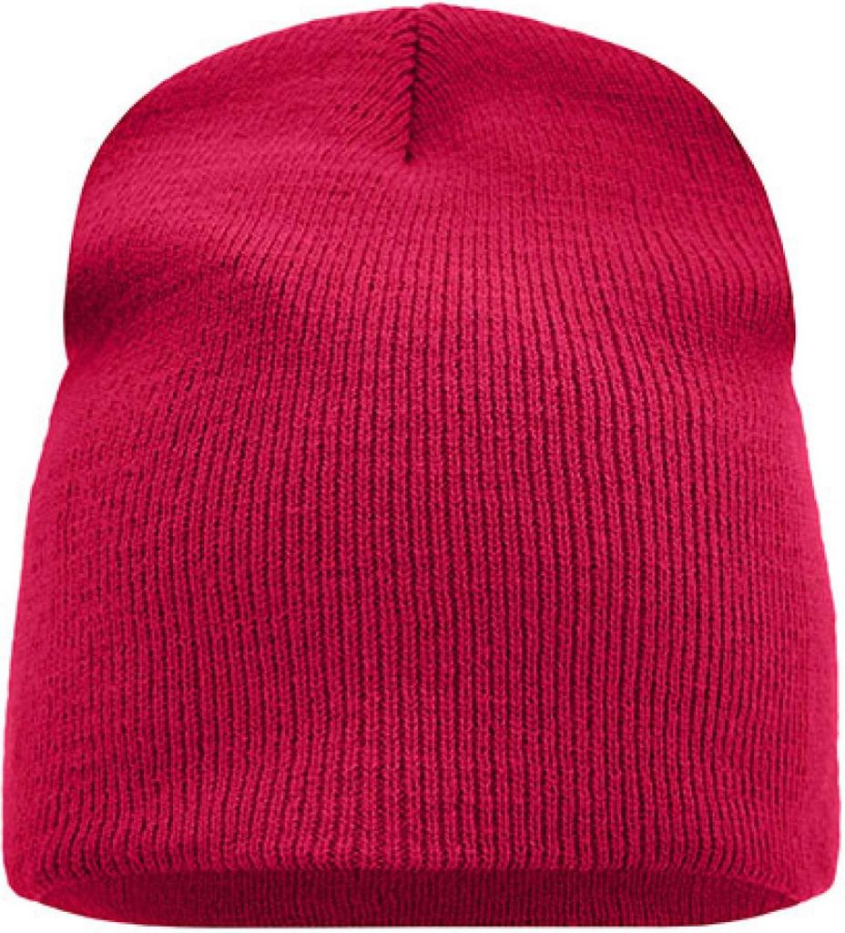 Myrtle Beach MB7580 | Beanie No. 1 / Doppelt gestrickt - Farbe: Girl-Pink - Größe: One Size