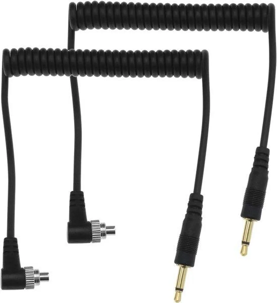 Câble synchro PC robuste 35 mm avec connecteurs haute précision argentés
