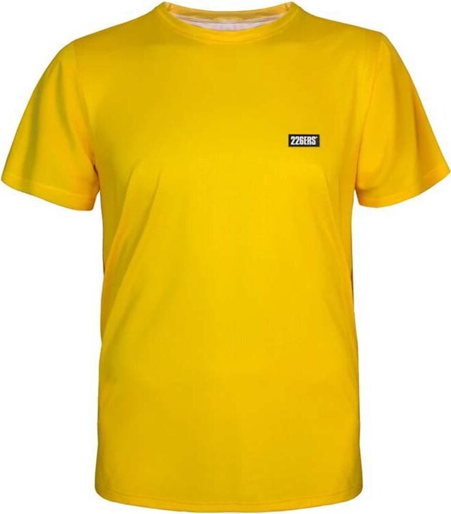 226ers Color Block Kurzarm-t-shirt Gelb L Mann Gelb L