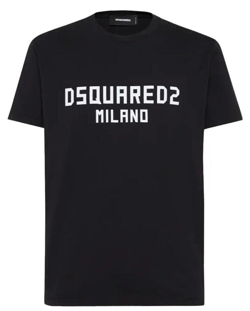 DSquared2 - "Milano" T-Shirt für Herren, Baumwolle SY3953 (S) (Schwarz)