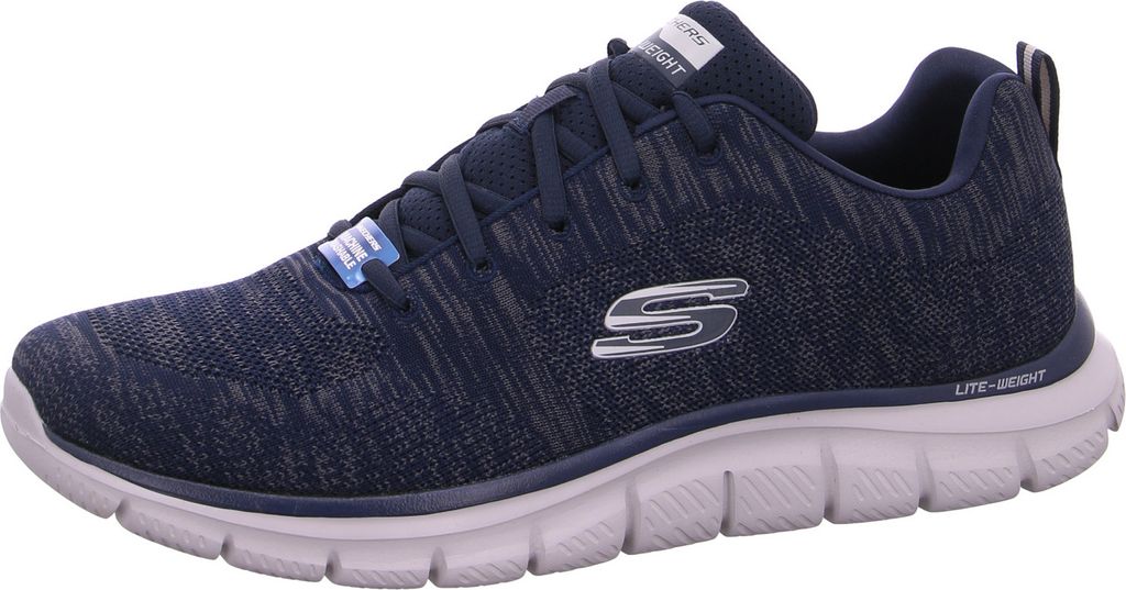 Skechers Track sportlicher Schnürer Blau Produktbild 