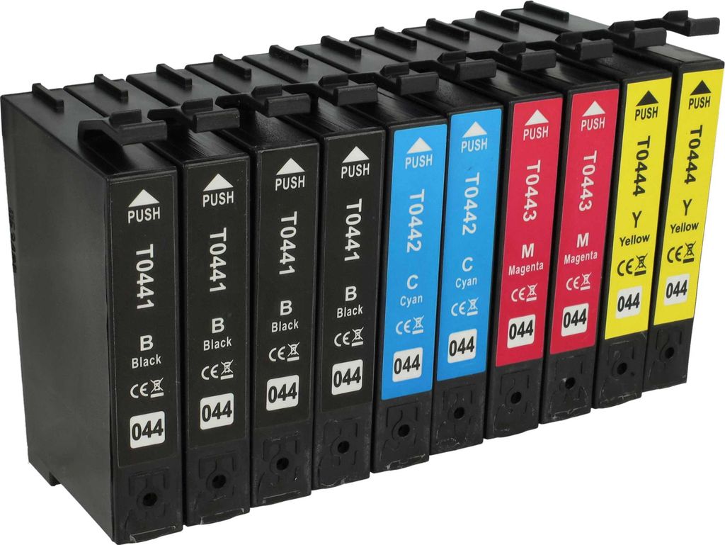 vhbw 10x Tintenpatronen kompatibel mit Epson Stylus C64, Produktbild 