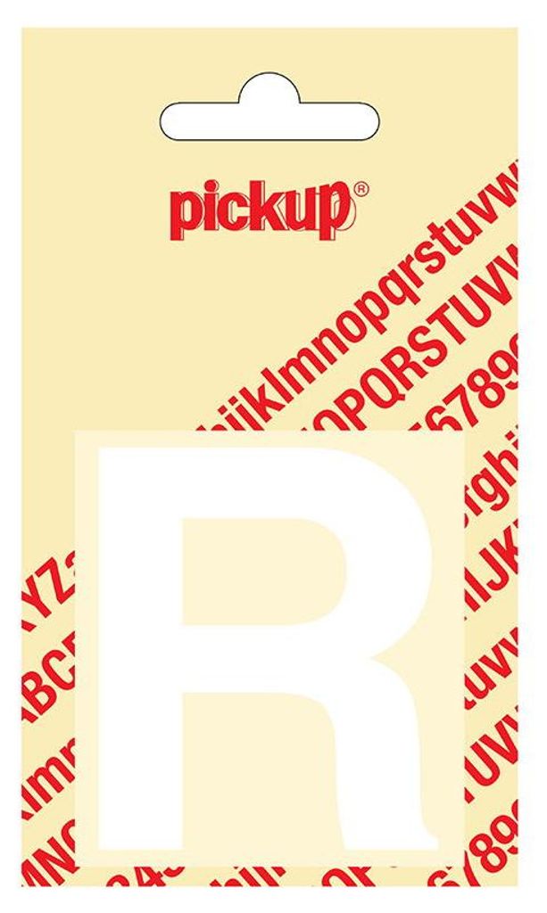 Dekobuchstabe r helvetica weiß 60 mm Pickup