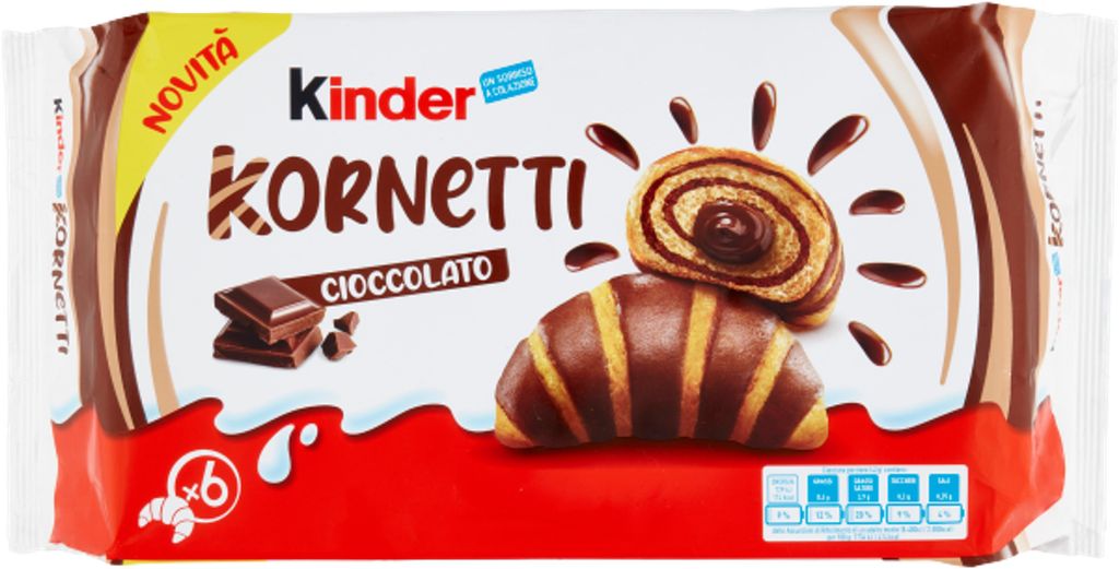 rogaliki KINDER KORNETTI CIOCiolatto 252 GR Zdjęcie produktu 