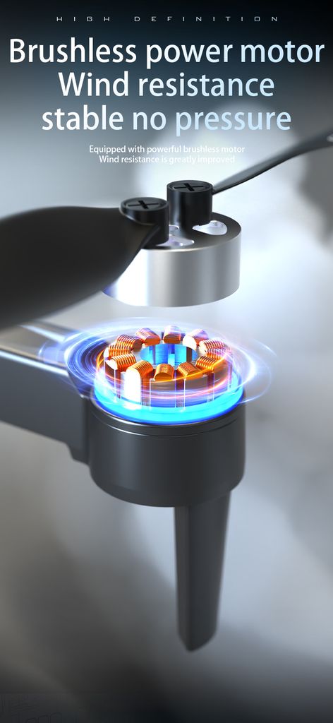 Drohne Mit 4K Kamera & WiFi - Faltbar Mit 2 Akkus Für 40 Min Flugzeit