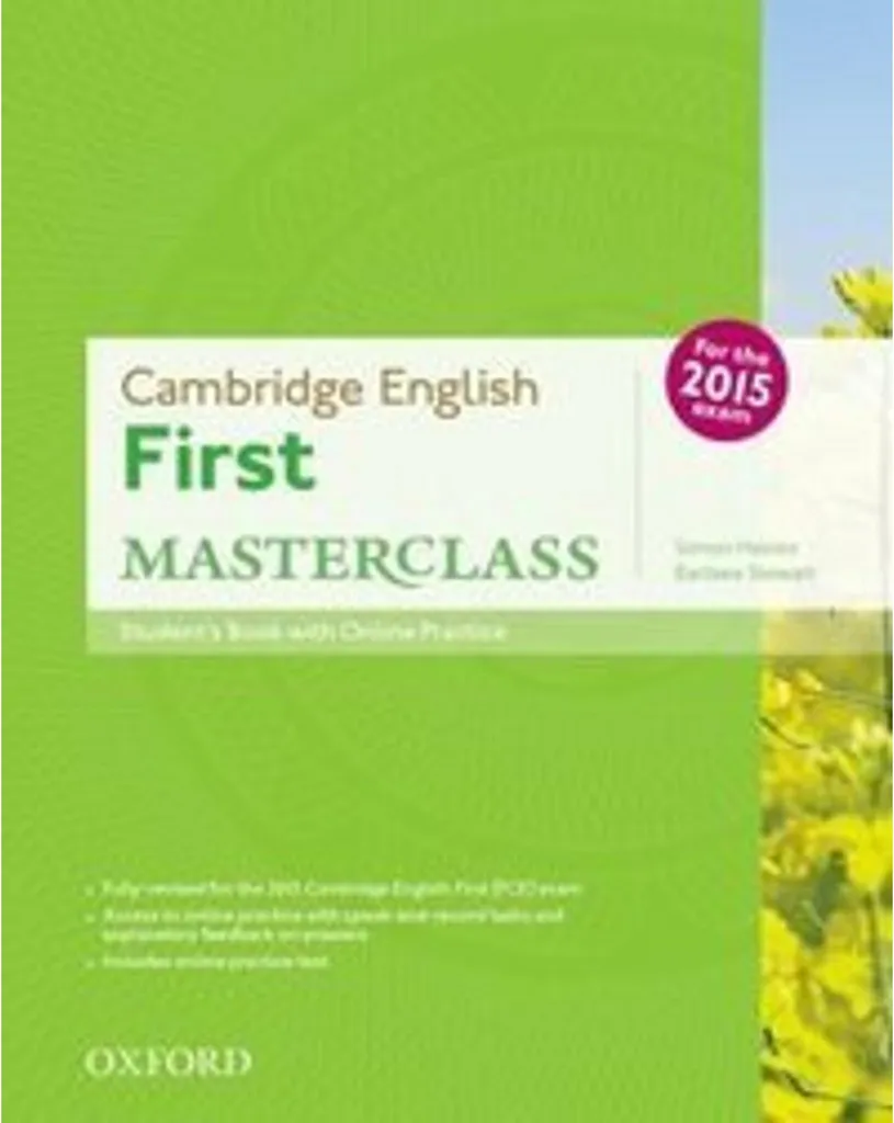 Livre First Masterclass Cambridge Anglais B2 et Online Practice Pack