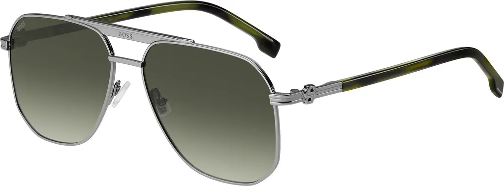 Lunettes de soleil aviateur Boss 1743/S verres verts pour hommes chic