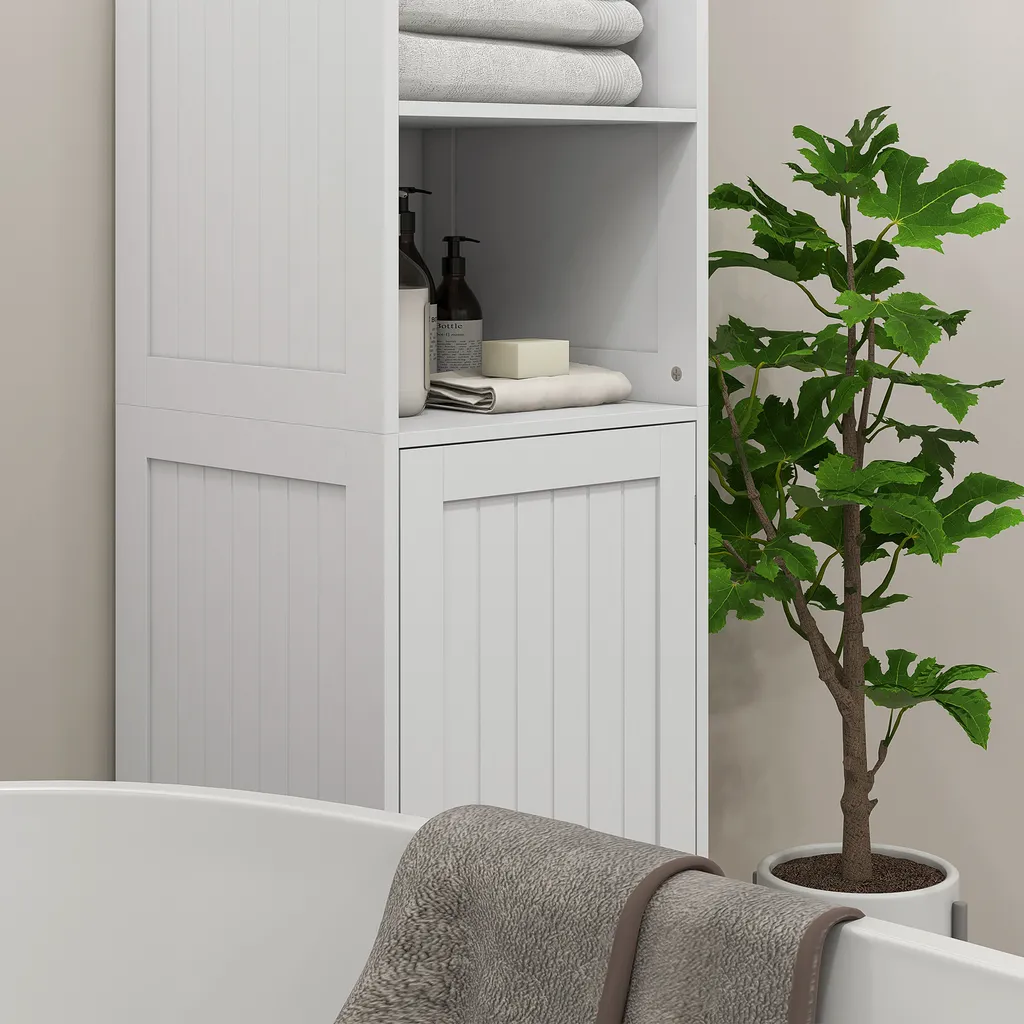 Armoire de rangement compacte avec 3 compartiments ouverts - 17