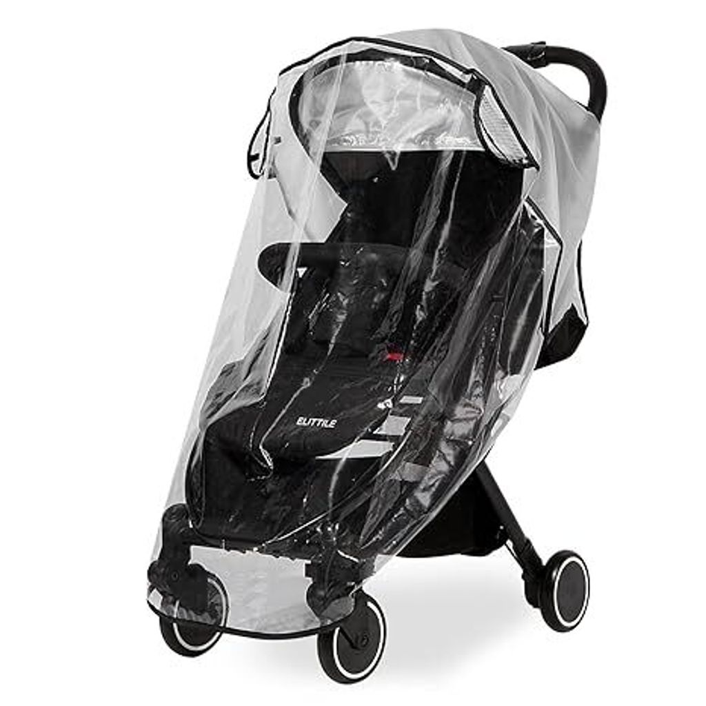 Transparenter Kinderwagen-Regenschutz, universell, winddicht, sonnendicht, staubdicht, atmungsaktiv, für den Außenbereich geeignet