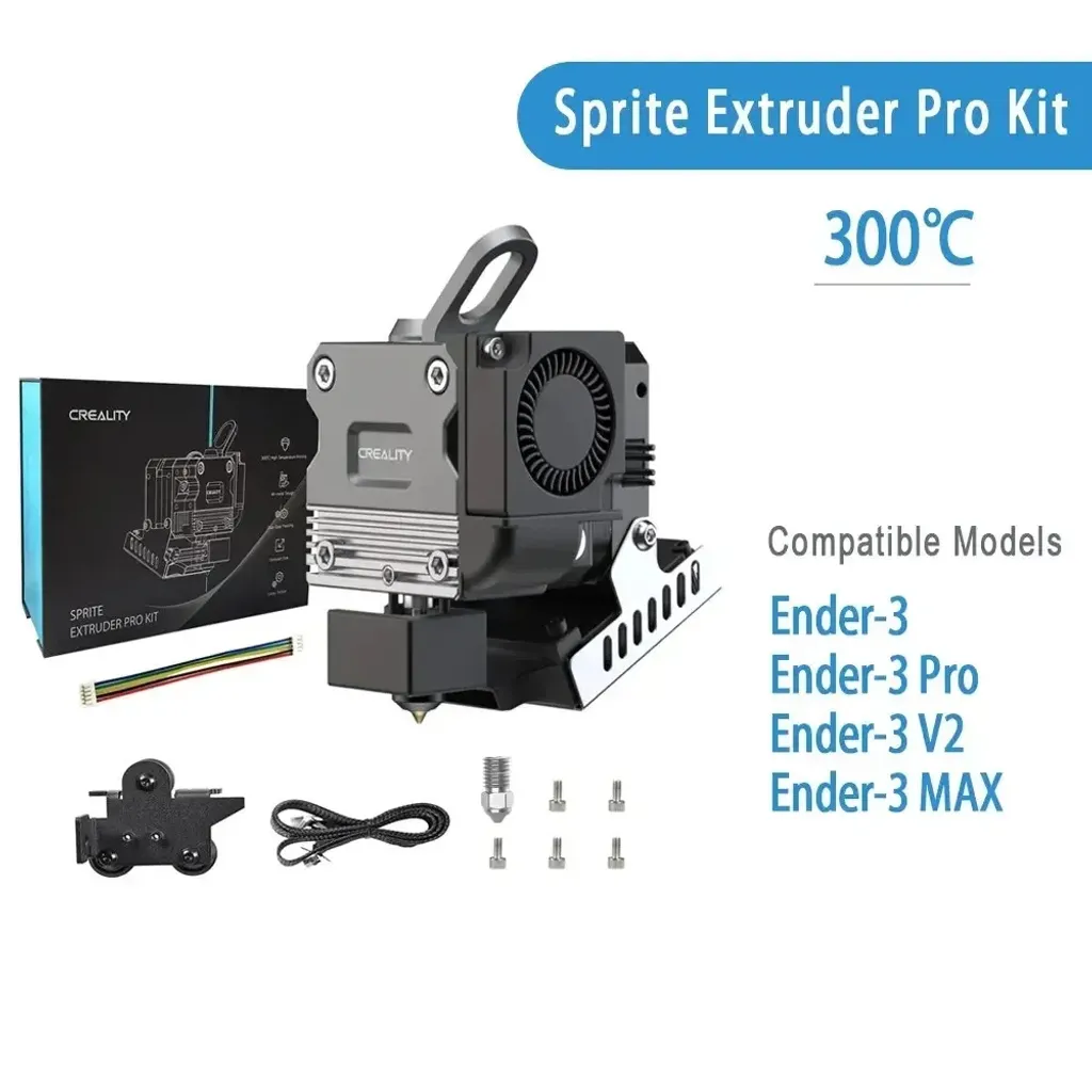 Kit Extruder Pro Sprite 300°C : Solution Direct Drive pour TPU et ABS