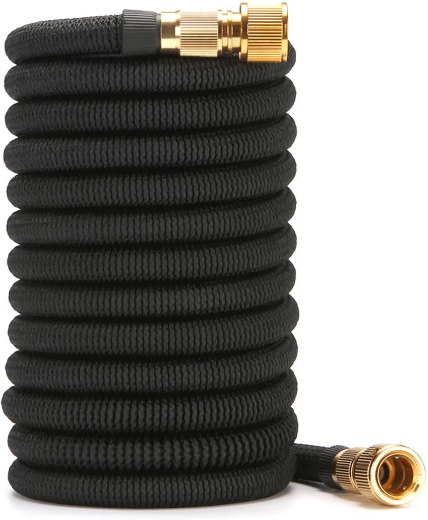 Tuyau d'arrosage 30m extensible pour grand jardin et lavage de voiture
