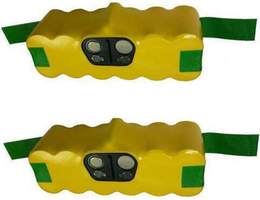 2x Trade-Shop Ni-MH Akku 14,4V 4500mAh für Auto Cleaner Intelligent Floor Vac M-488 M488, Robotic Vacuum Cleaner U290 U-290, Klarstein Cleanmate, ...