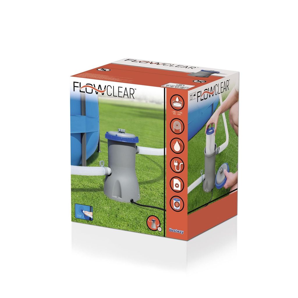 Bestway Flowclear Pool-Filterpumpe 3028 L/h Produktbild 93