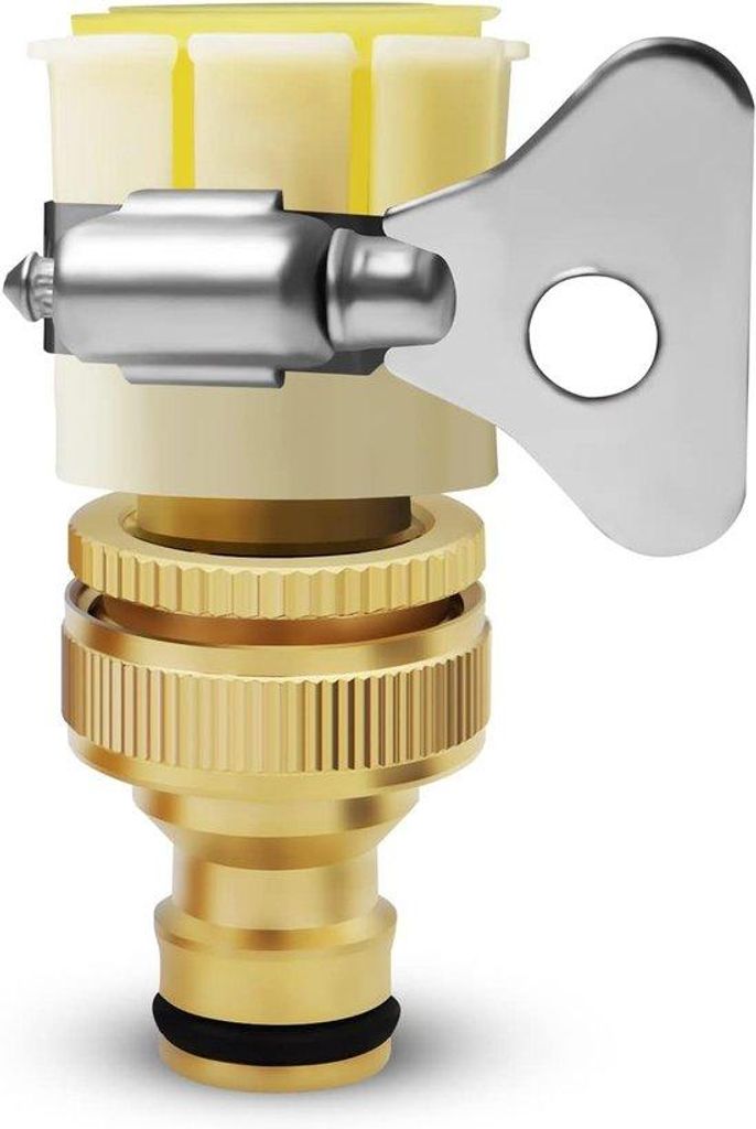 Universal-Adapter für Gartenschlauch - 2-in-1 - 1/2 & 3/4 Zoll