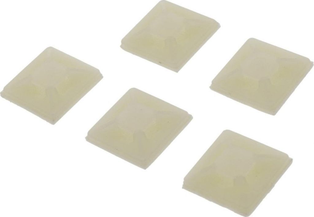 Klebesockel JMP Kabelbandhalter 19x19 5 Stück