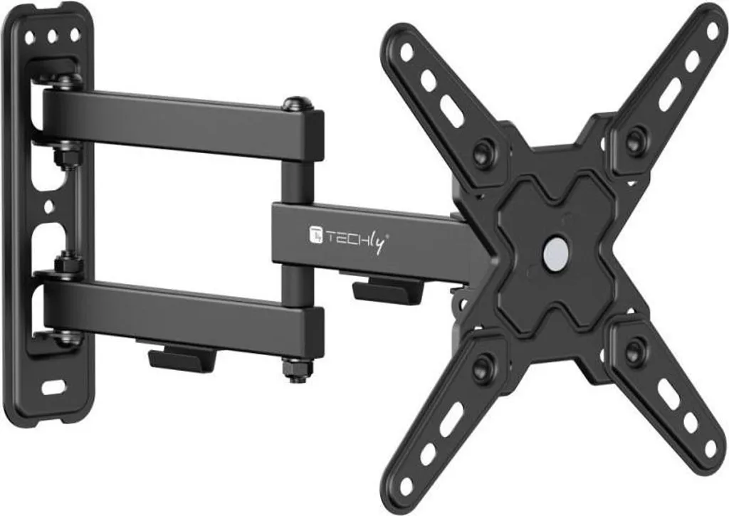 Support TV pour Fixation Murale Orientable Salon et Chambre 13-43 Pouces