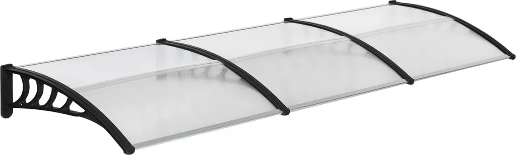 Toit transparent en polycarbonate pour éviter la pluie sur le balcon