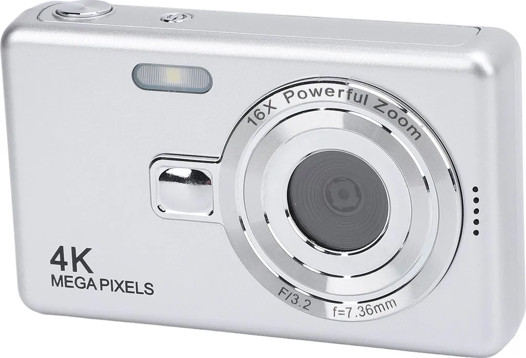 Appareil photo de voyage 4K 50MP - Compact pour Vacances avec 64 Go