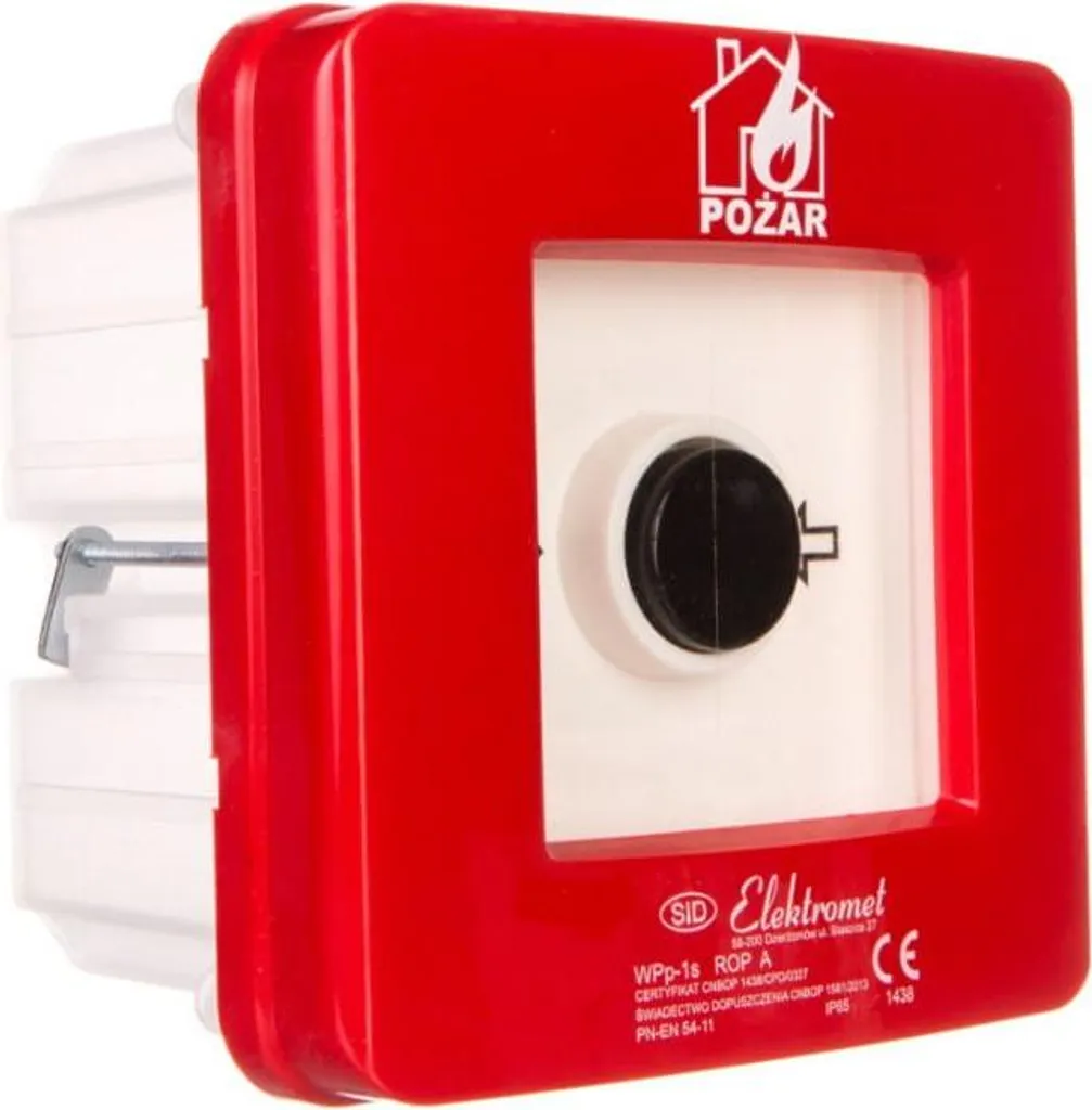 Détecteur d'incendie manuel NC-NO IP65 WPp-1s étanche haute protection