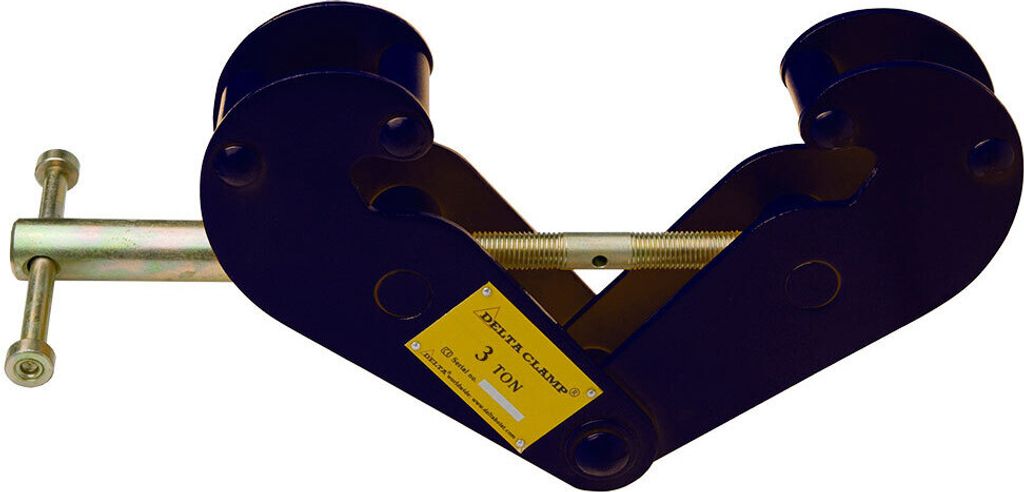 Delta Hebeklemme Trägerklemme Tragkraft 3,0t Schwarz
