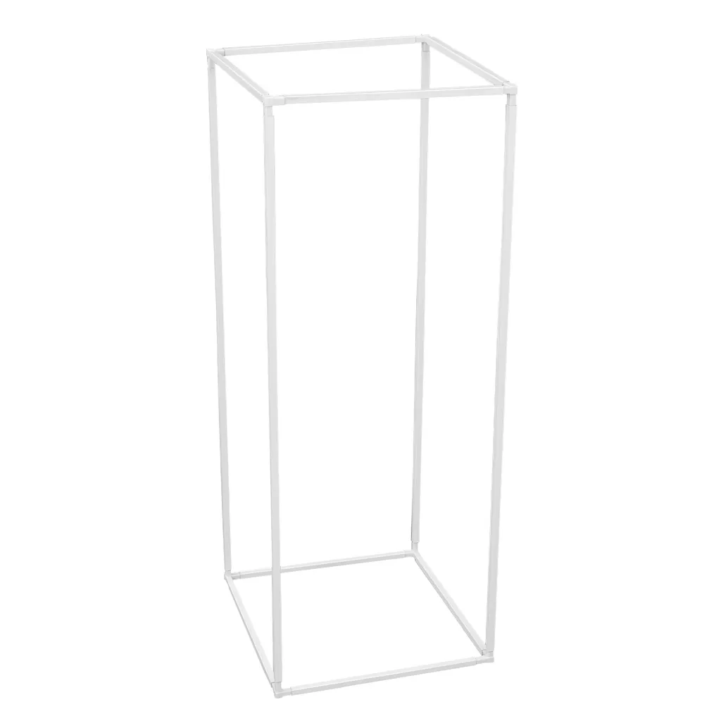 Support Arche en Métal Blanc pour Ballons et Fleurs - 2m x 1.5m