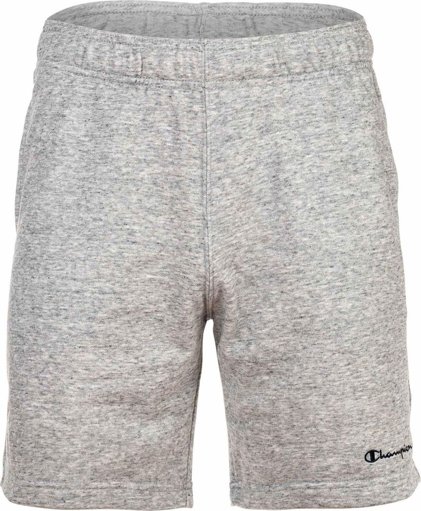 Champion Herren Sweatshorts - Bermuda, kurz, kleines Logo, einfarbig Hellgrau 2XL