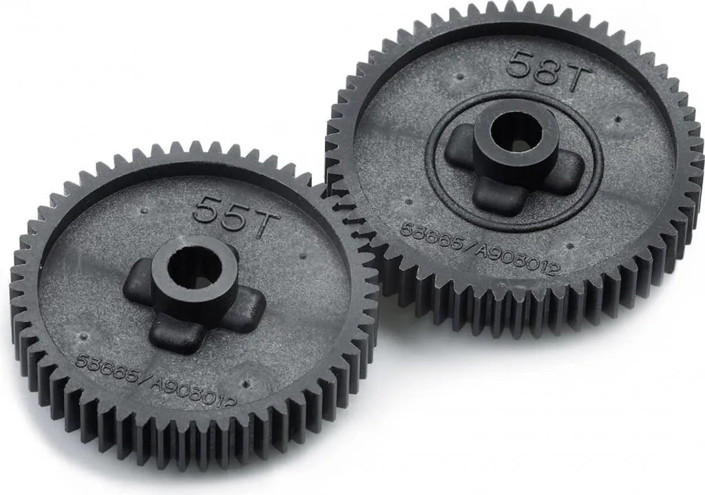 Set de pignon Tamiya TT-01 Spur Gear 55T/58T haute performance