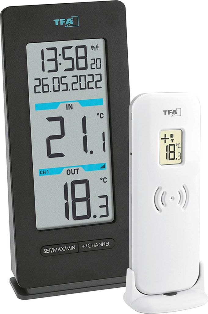TFA 30.3072.01 Thermomètre radio BUDDY Image du produit 