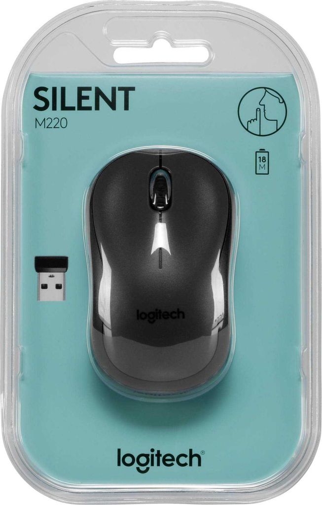 Logitech M220 Silent anthrazit Produktbild 