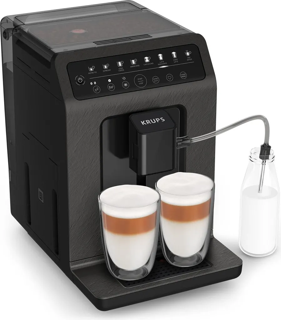Machine café grain Krups 2,5 l pour espresso matinal et bureau EA897