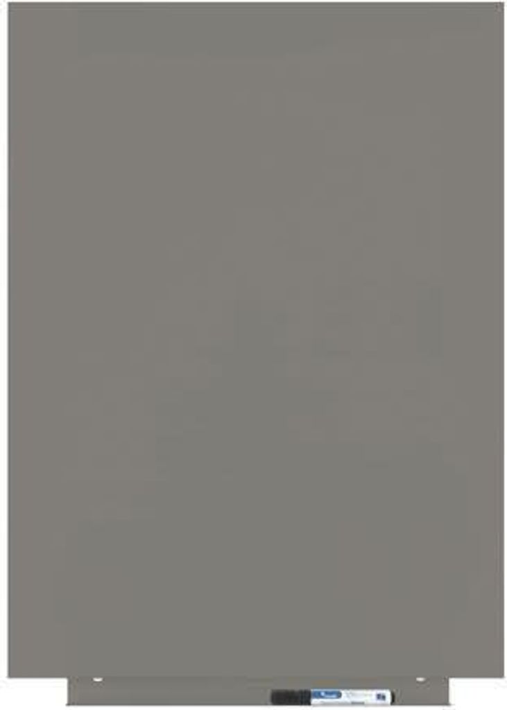 Skinwhiteboard-Modul lackiert 55x75cm RAL 7030 steingrau.