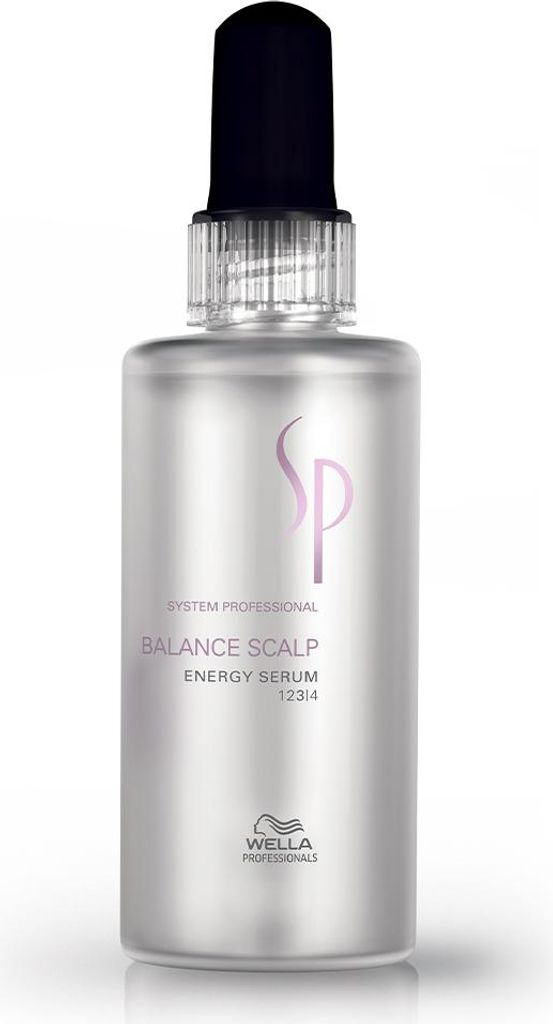 A product shot of a bottle of hair serum.