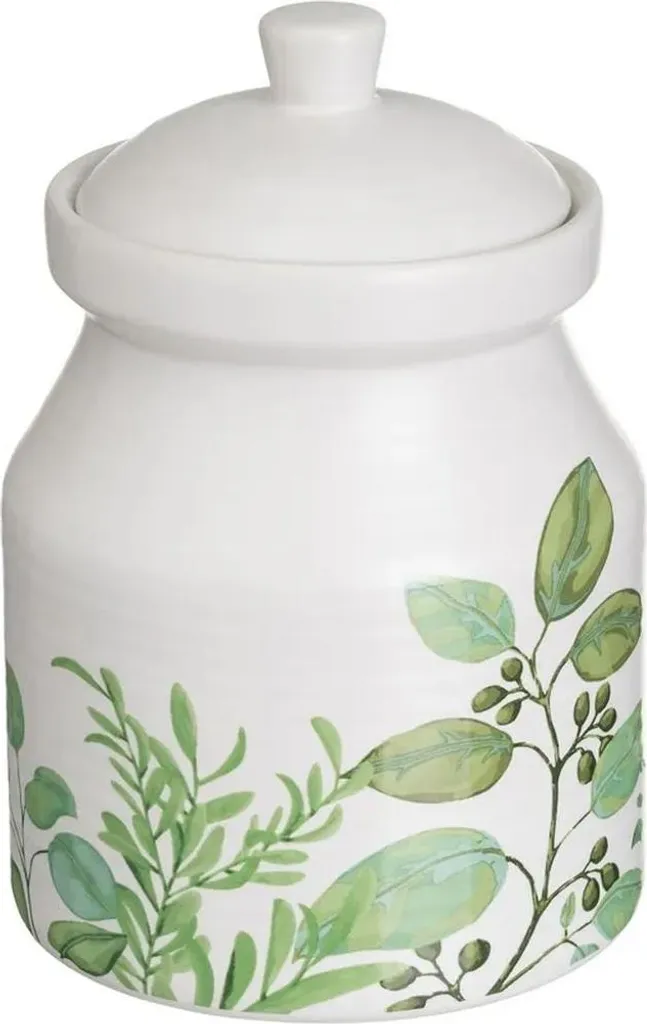 Barattolo Bianco Gres HowHomely | Must-Have per una Cucina Instagrammabile