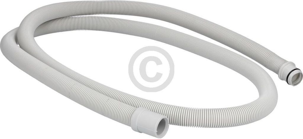 Ablaufschlauch wie beko 1752000400 gerade/gerade 20/18,5mm Ø 2,15m für Geschirrspüler