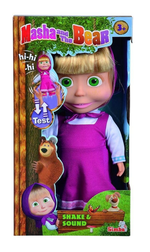 Simba 109301074 Masha and The Bear Mascha und der Bär Shake Produktbild 8