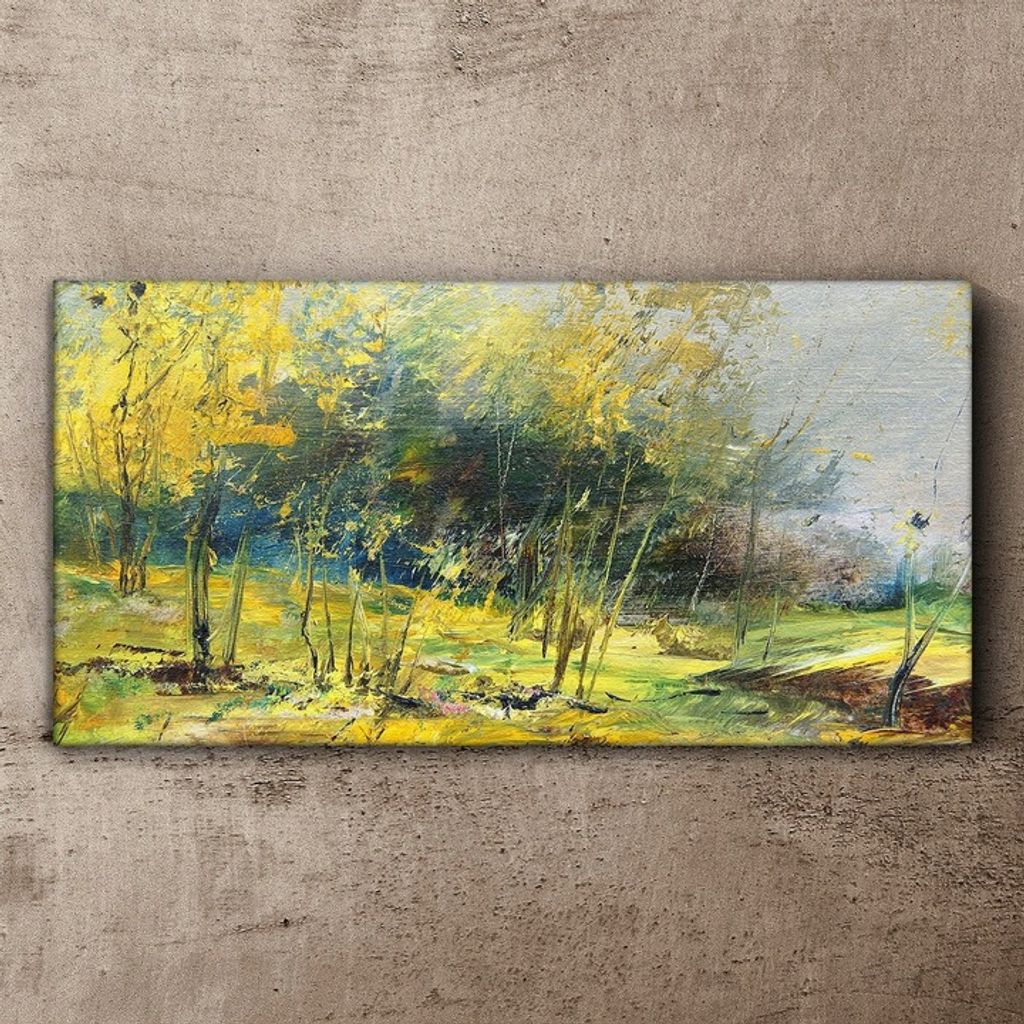 Modernes Foto Wandbild auf Leinwand Forest 120x60