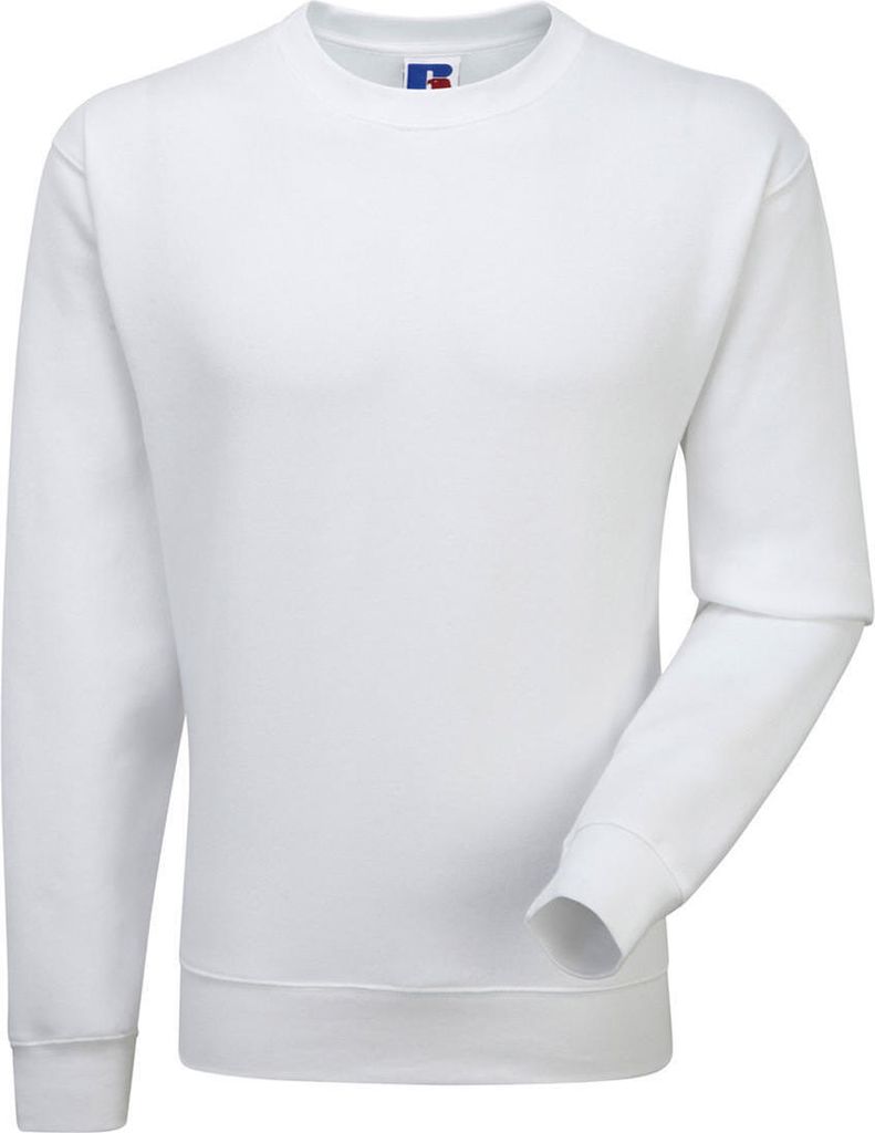 Russell R-262M-0 | Herren Authentic Sweatshirt / s, 3-lagiges Material - Farbe: White - Größe: S