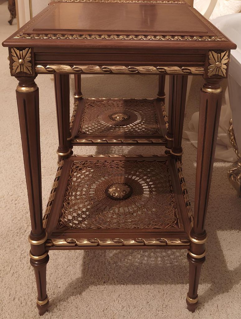 Couchtisch Beistelltisch Barock Rokoko Tisch Echtholz Möbel Tische Italien Neu