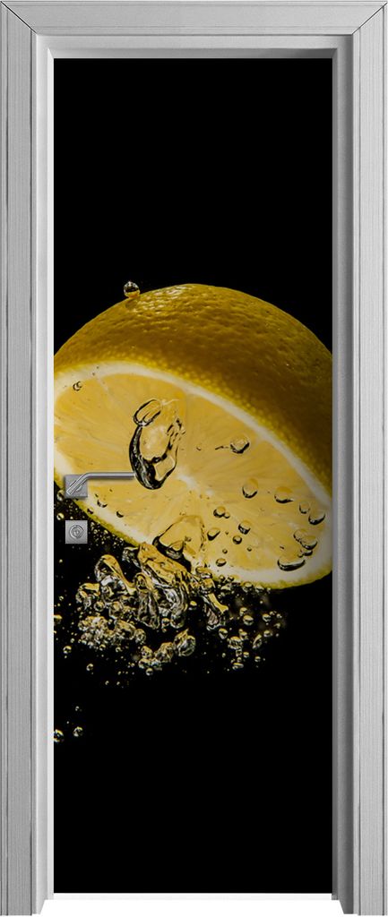 Tür Selbstklebende 70x210 cm Türfolie Türtapete Klebefolie - Früchte Spritzen