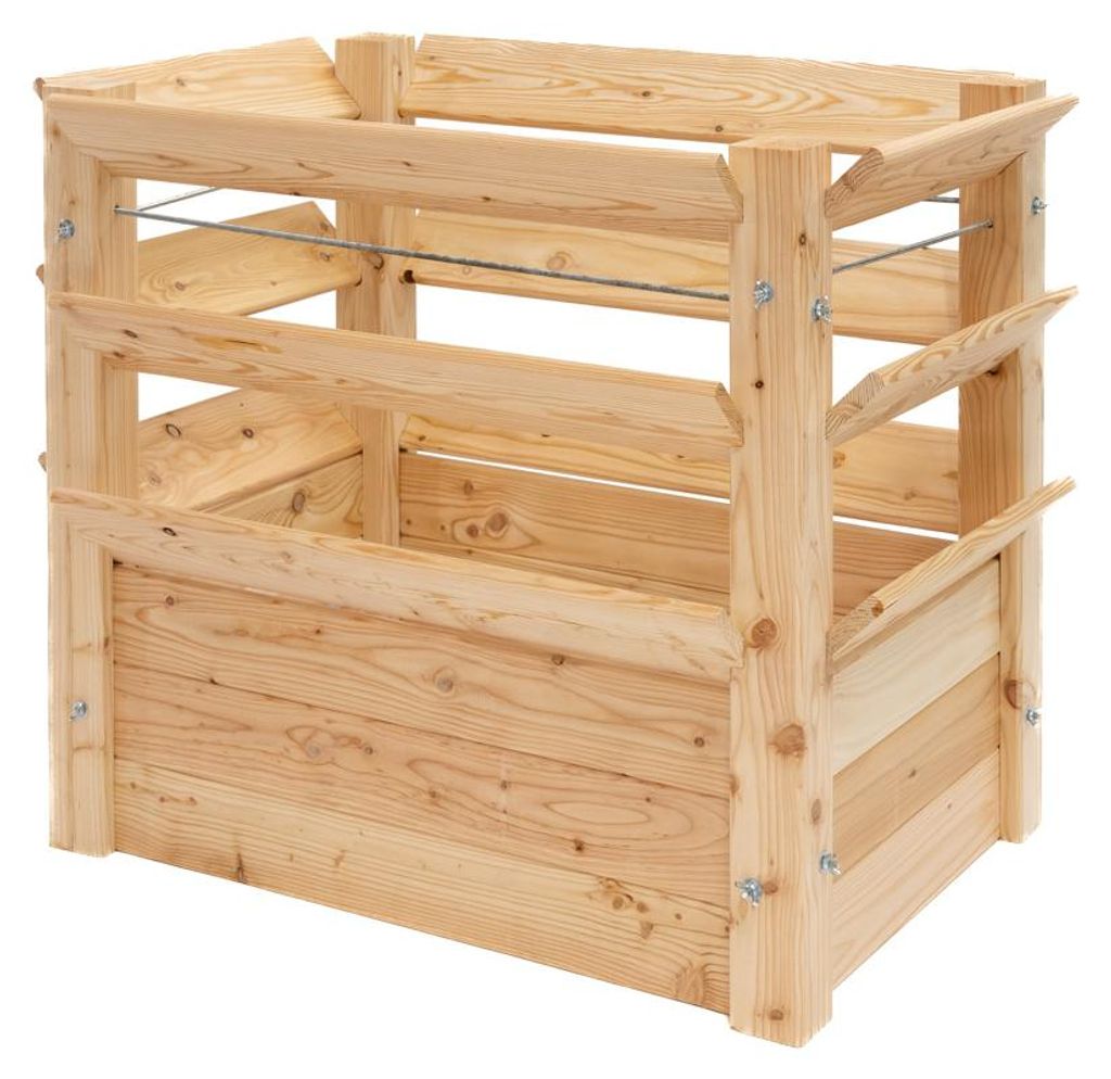 Westmann Premium XL Lärchenholz Hochbeet und Kräuterbeet Produktbild 