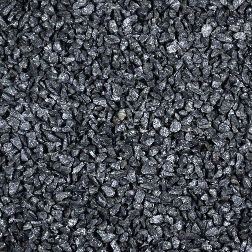Kieselsteine Garten 5-8 mm 25 kg Zierkies Basalt Anthrazit Produktbild 